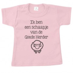 kort shirt roze schaapjevandegoedeherder